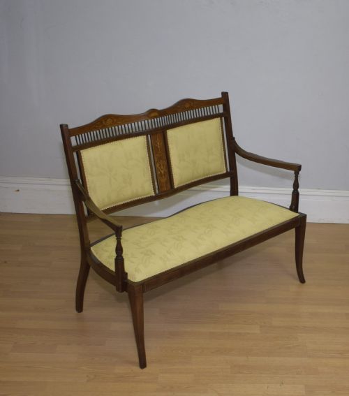 EDWARDIAN INLAID COUCH - ADDITIONAL PHOTO 8