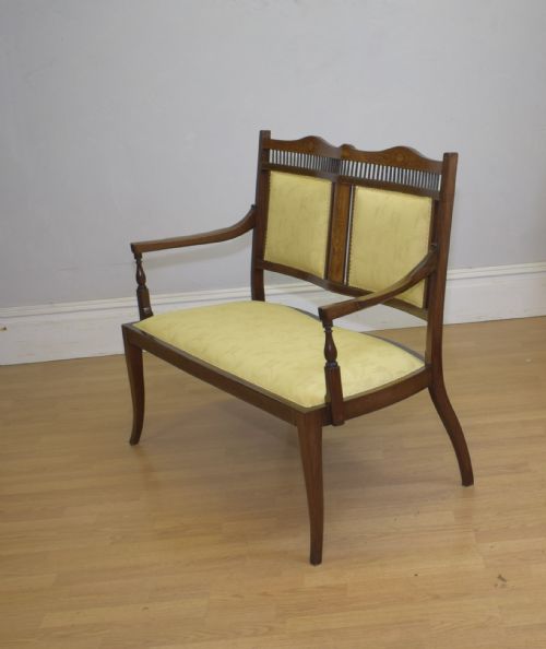 EDWARDIAN INLAID COUCH - ADDITIONAL PHOTO 9
