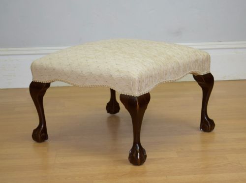 early 20th century foot stool - CATEGORY: ANTIQUE STOOLS - DATED 1920