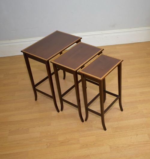 EDWARDIAN NEST OF TABLES - ADDITIONAL PHOTO 1