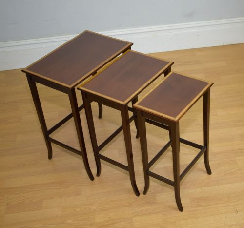 EDWARDIAN NEST OF TABLES - ADDITIONAL PHOTO 6
