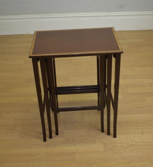 EDWARDIAN NEST OF TABLES - ADDITIONAL PHOTO 9