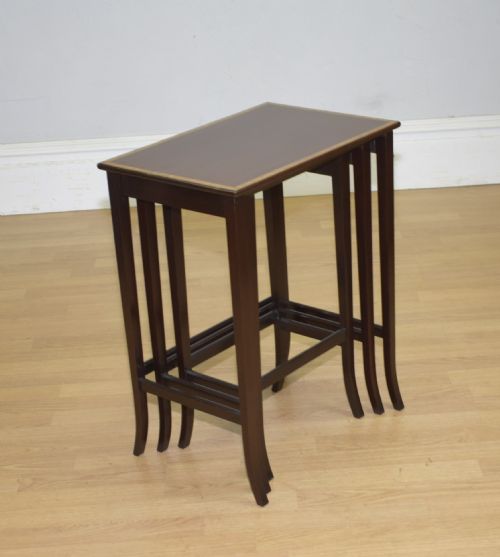 EDWARDIAN NEST OF TABLES - ADDITIONAL PHOTO 12