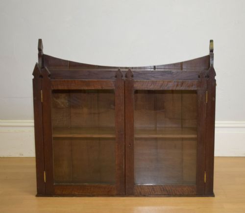 ARTS CRAFTS OAK BOOKCASE - ADDITIONAL PHOTO 9
