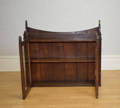 ARTS CRAFTS OAK BOOKCASE - ADDITIONAL PHOTO 11
