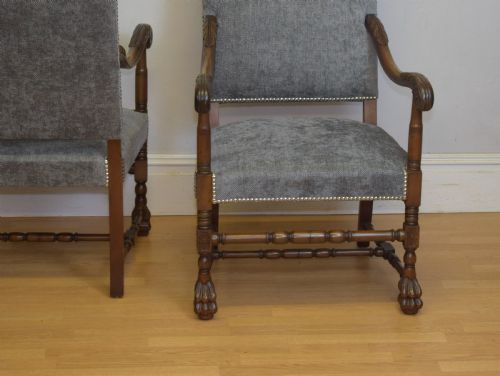 PAIR OF EARLY 20TH CENTURY FRENCH ARMCHAIRS - ADDITIONAL PHOTO 1