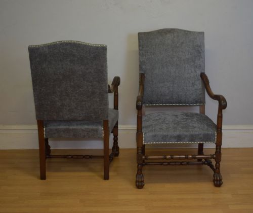 PAIR OF EARLY 20TH CENTURY FRENCH ARMCHAIRS - ADDITIONAL PHOTO 2