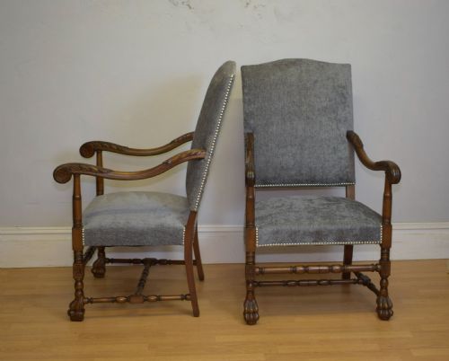 PAIR OF EARLY 20TH CENTURY FRENCH ARMCHAIRS - ADDITIONAL PHOTO 3