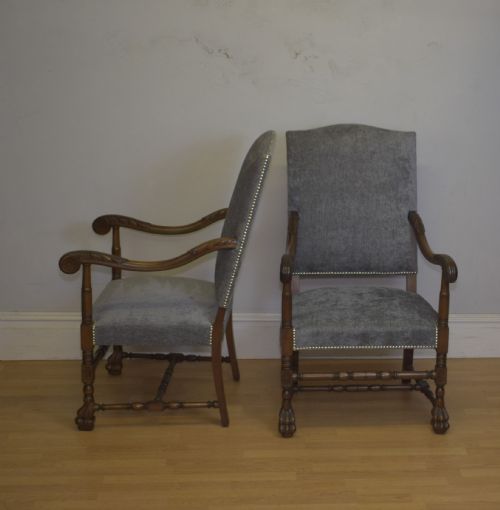 PAIR OF EARLY 20TH CENTURY FRENCH ARMCHAIRS - ADDITIONAL PHOTO 5