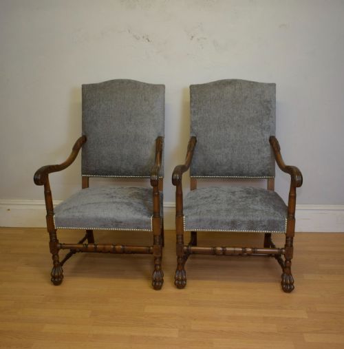 PAIR OF EARLY 20TH CENTURY FRENCH ARMCHAIRS - ADDITIONAL PHOTO 8