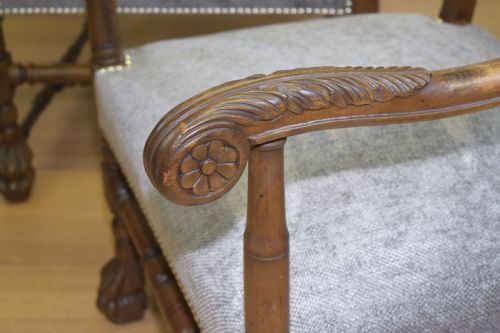 PAIR OF EARLY 20TH CENTURY FRENCH ARMCHAIRS - ADDITIONAL PHOTO 15