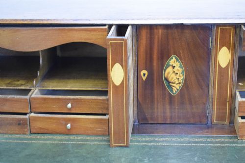 GEORGIAN PERIOD OAK BUREAU - ADDITIONAL PHOTO 9