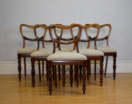 SET OF 6 ROSEWOOD REGENCY DINNING CHAIRS - ADDITIONAL PHOTO 1