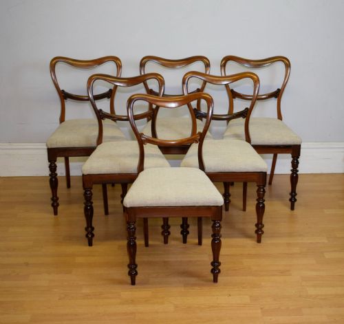 SET OF 6 ROSEWOOD REGENCY DINNING CHAIRS - ADDITIONAL PHOTO 2