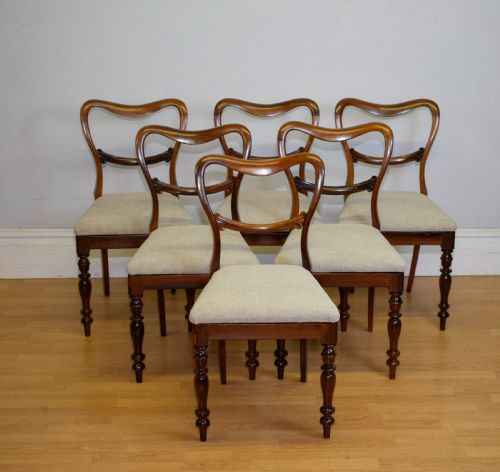 SET OF 6 ROSEWOOD REGENCY DINNING CHAIRS - ADDITIONAL PHOTO 3