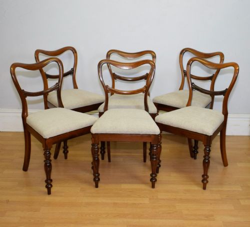 SET OF 6 ROSEWOOD REGENCY DINNING CHAIRS - ADDITIONAL PHOTO 8