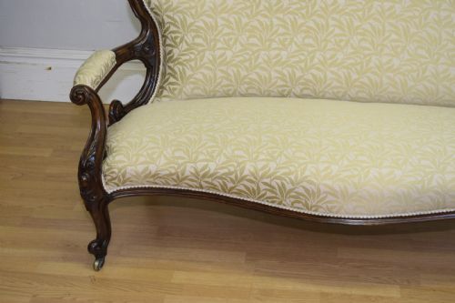 ANTIQUE COUCH SOFA SETTEE - ADDITIONAL PHOTO 4