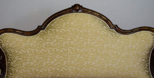 ANTIQUE COUCH SOFA SETTEE - ADDITIONAL PHOTO 5
