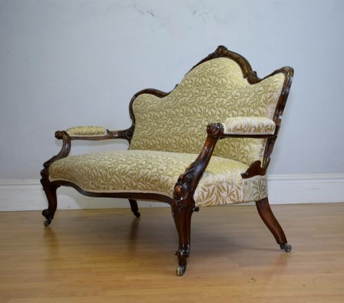 ANTIQUE COUCH SOFA SETTEE - ADDITIONAL PHOTO 7
