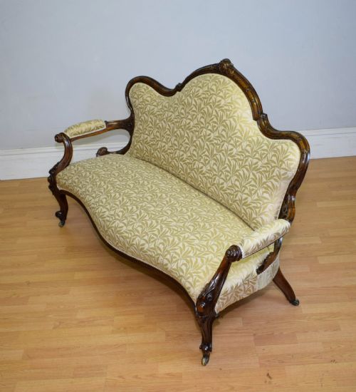ANTIQUE COUCH SOFA SETTEE - ADDITIONAL PHOTO 9