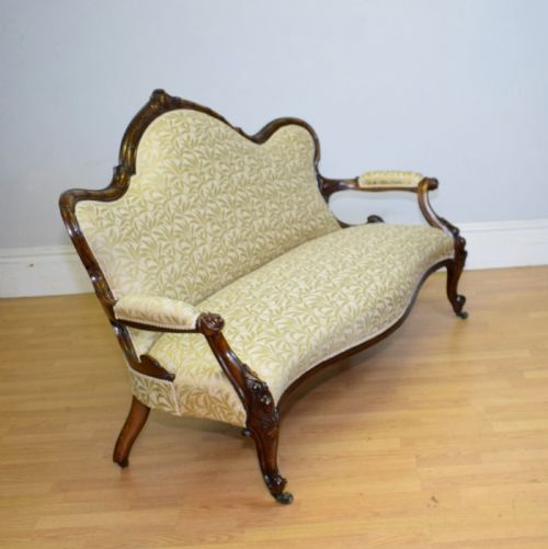 ANTIQUE COUCH SOFA SETTEE - ADDITIONAL PHOTO 15