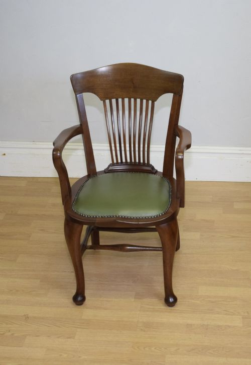 antique edwardian desk chair - CATEGORY: ANTIQUE CHAIRS - DATED EDWARDIAN