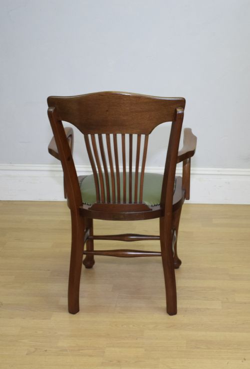 ANTIQUE EDWARDIAN DESK CHAIR - ADDITIONAL PHOTO 8