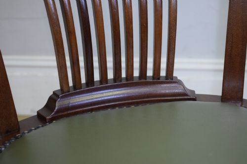 ANTIQUE EDWARDIAN DESK CHAIR - ADDITIONAL PHOTO 12