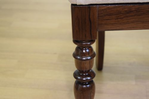 ANTIQUE REGENCY ROSEWOOD SINGLE CHAIR - ADDITIONAL PHOTO 9