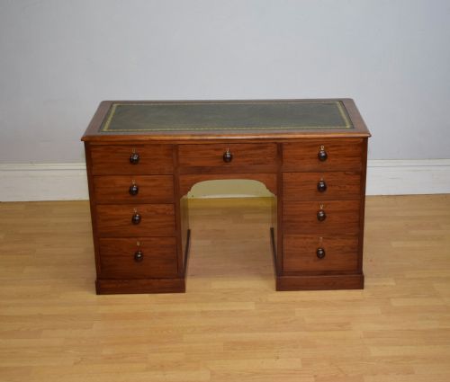 VICTORIAN MAHOGANY DESK - ADDITIONAL PHOTO 2