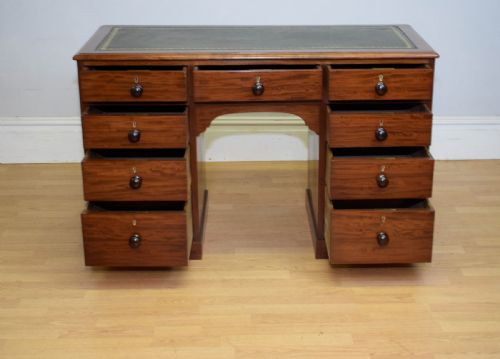 VICTORIAN MAHOGANY DESK - ADDITIONAL PHOTO 3