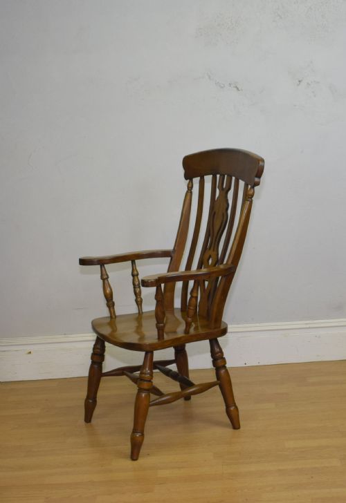 EARLY 20TH CENTURY KITCHEN ARMCHAIR - ADDITIONAL PHOTO 2