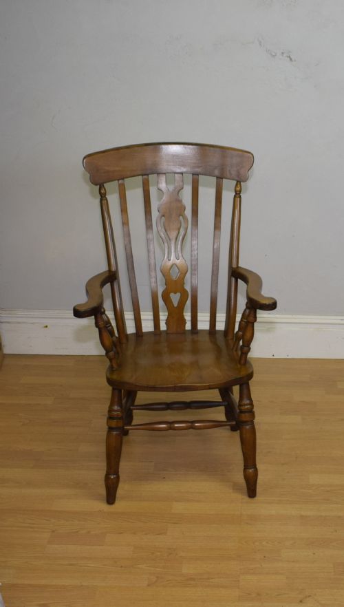 EARLY 20TH CENTURY KITCHEN ARMCHAIR - ADDITIONAL PHOTO 3