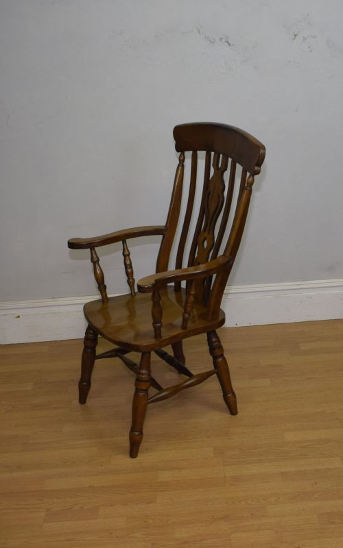 EARLY 20TH CENTURY KITCHEN ARMCHAIR - ADDITIONAL PHOTO 7