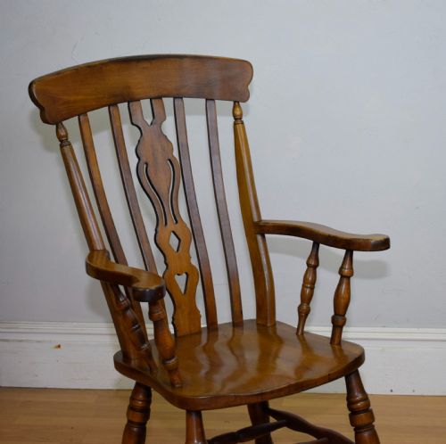 EARLY 20TH CENTURY KITCHEN ARMCHAIR - ADDITIONAL PHOTO 11