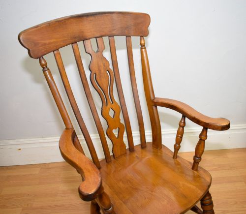 EARLY 20TH CENTURY KITCHEN ARMCHAIR - ADDITIONAL PHOTO 15