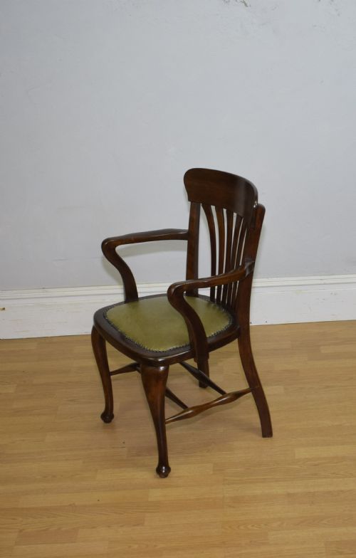 EDWARDIAN DESK ARMCHAIR - ADDITIONAL PHOTO 5