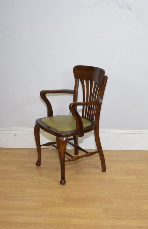 EDWARDIAN DESK ARMCHAIR - ADDITIONAL PHOTO 9