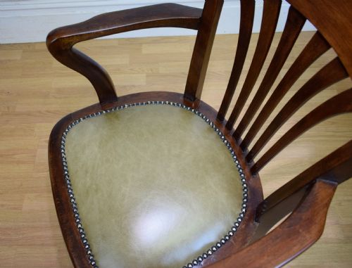 EDWARDIAN DESK ARMCHAIR - ADDITIONAL PHOTO 11