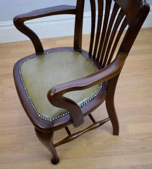 EDWARDIAN DESK ARMCHAIR - ADDITIONAL PHOTO 12
