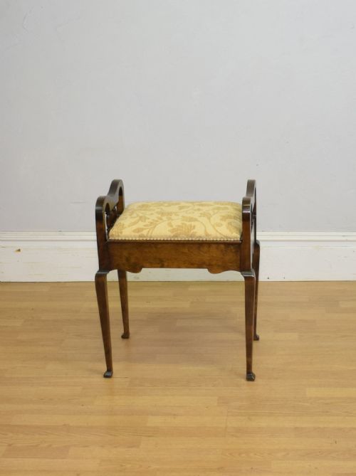 EDWARDIAN PIANO STOOL - ADDITIONAL PHOTO 1