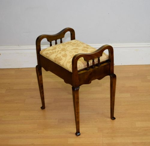 EDWARDIAN PIANO STOOL - ADDITIONAL PHOTO 5
