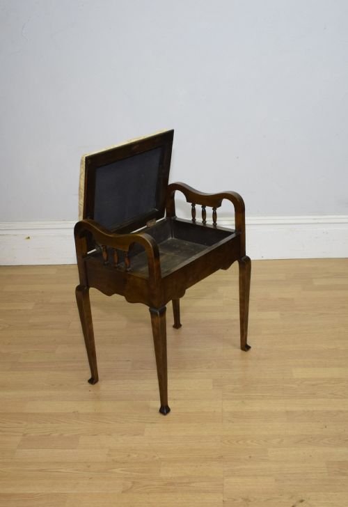 EDWARDIAN PIANO STOOL - ADDITIONAL PHOTO 7