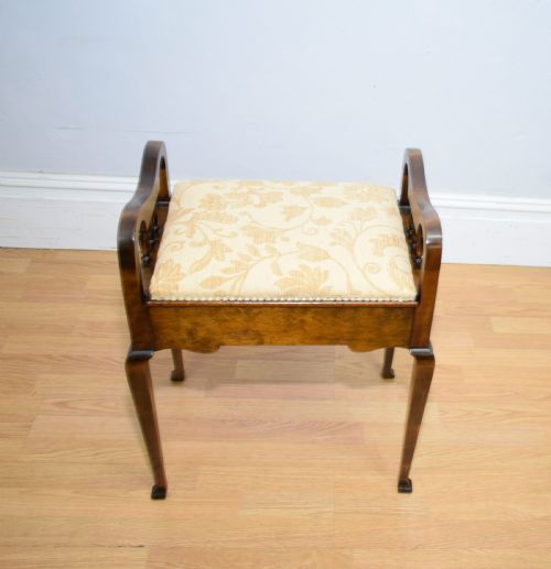 EDWARDIAN PIANO STOOL - ADDITIONAL PHOTO 10