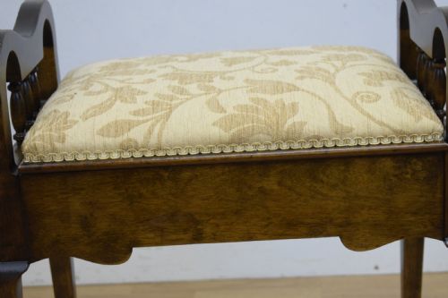 EDWARDIAN PIANO STOOL - ADDITIONAL PHOTO 14