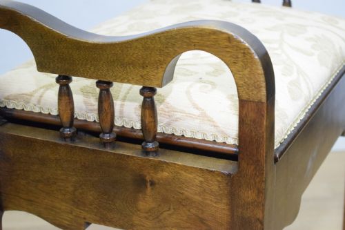 EDWARDIAN PIANO STOOL - ADDITIONAL PHOTO 15