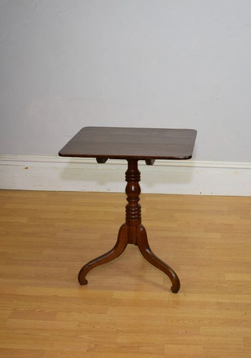 georgian period oak tripod table - CATEGORY: ANTIQUE TABLES - DATED GEORGIAN