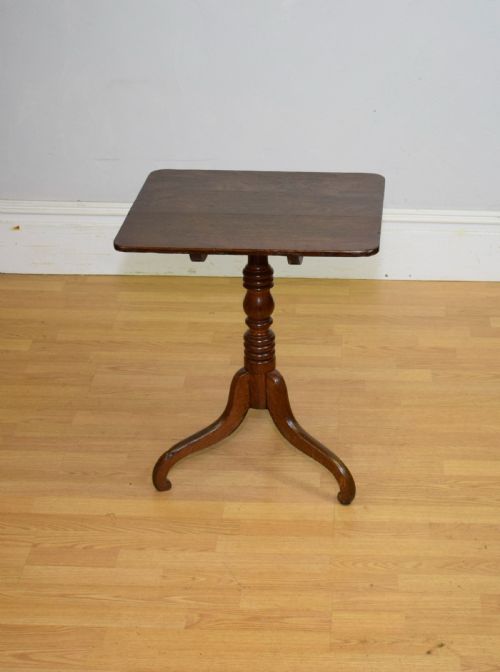GEORGIAN PERIOD OAK TRIPOD TABLE - ADDITIONAL PHOTO 3