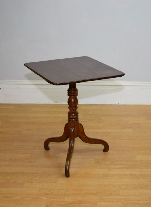 GEORGIAN PERIOD OAK TRIPOD TABLE - ADDITIONAL PHOTO 4