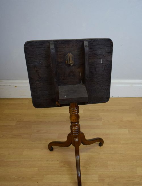 GEORGIAN PERIOD OAK TRIPOD TABLE - ADDITIONAL PHOTO 8